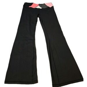 Lululemon Groove Yoga High-Rise Flared Leg Pants Black Size 10